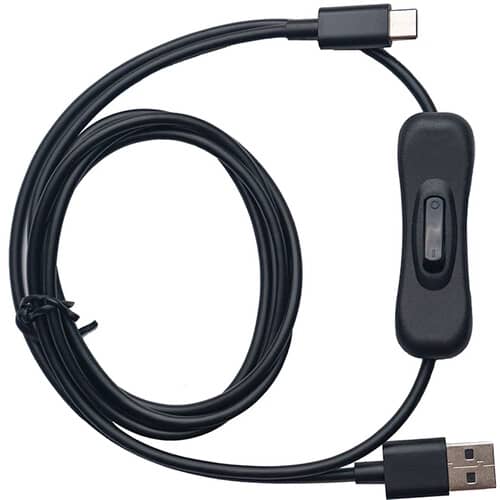 OBSBOT USB-A to USB-C Data Power Cable with On/Off Switch 