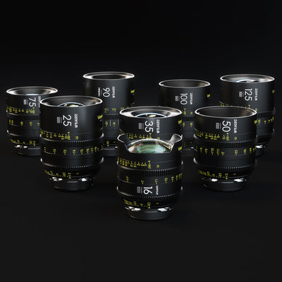 DZOFilm VESPID Prime Cine 8-Lens Kit (PL and EF Mounts)