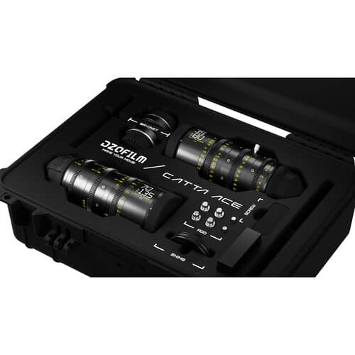 DZOFilm Catta Ace FF 35-80 and 70-135mm T2.9 Zoom Lens Bundle (PL/EF, Black)