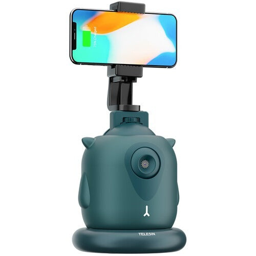 TELESIN NEW 360 DEGREE SMART FOLLOWING GIMBAL FOR ALL MOUNT CAMERAS GREEN TE-GPYT-002