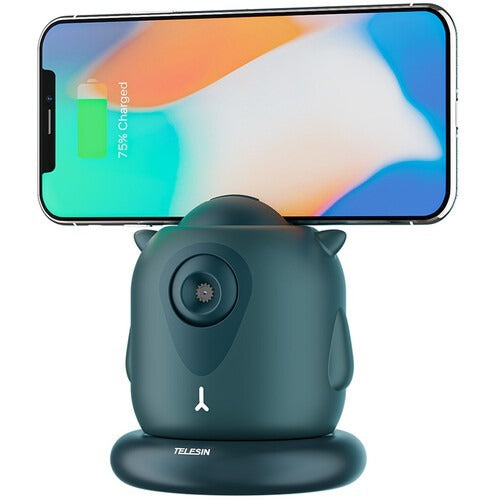 TELESIN NEW 360 DEGREE SMART FOLLOWING GIMBAL FOR ALL MOUNT CAMERAS GREEN TE-GPYT-002