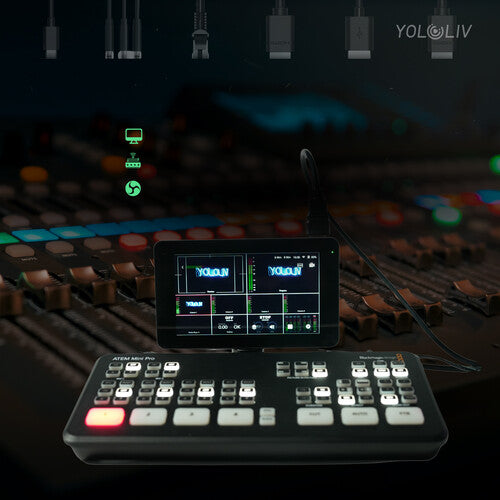 YoloLiv YoloBox Mini Portable All-in-One Smart Live Streaming Encoder and Monitor