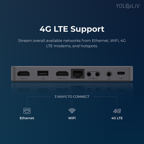 YoloLiv YoloBox Mini Portable All-in-One Smart Live Streaming Encoder and Monitor