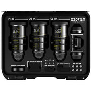 DZOFilm Pictor T2.8 Super35 Zoom 3-Lens Bundle (PL and EF Mount, Black)