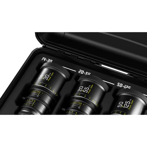 DZOFilm Pictor T2.8 Super35 Zoom 3-Lens Bundle (PL and EF Mount, Black)