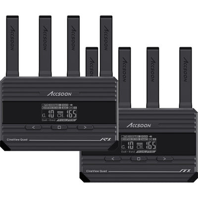 ACCSOON WIT04-QS CINEVIEW QUAD WIRELESS VIDEO TRANSMISSION SYSTEM