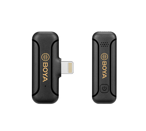 BOYA BY-WM3T2-D1 WIRELESS MIC 1+1 LIGHTNING CONNECTOR FOR APPLE IOS DEVICES