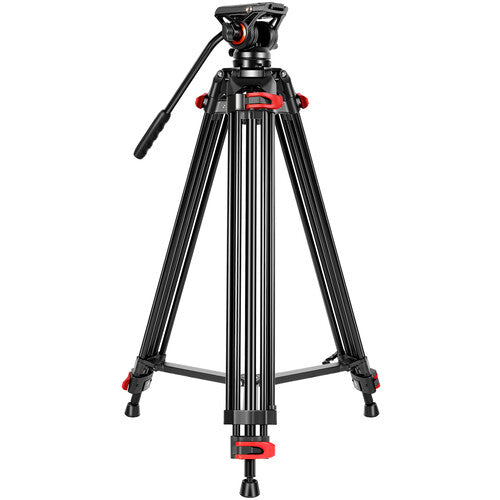 GVM JJL-JY Aluminum Camera Video Tripod with Fluid Head