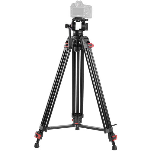 GVM JJL-JY Aluminum Camera Video Tripod with Fluid Head