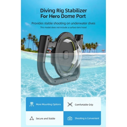 TELESIN Diving Bracket for Action Cameras