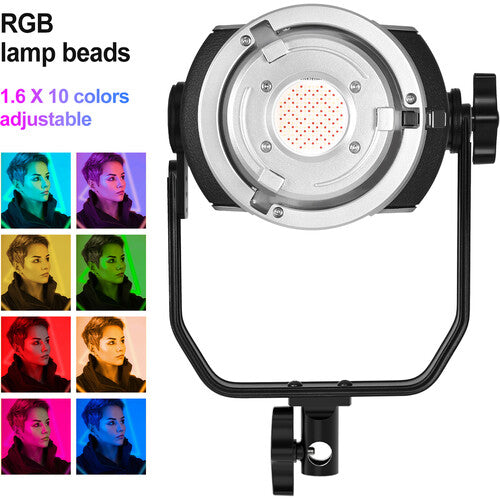 GVM ST200R LED RGB and Bi-Color Double-Headed Video Light (200W)