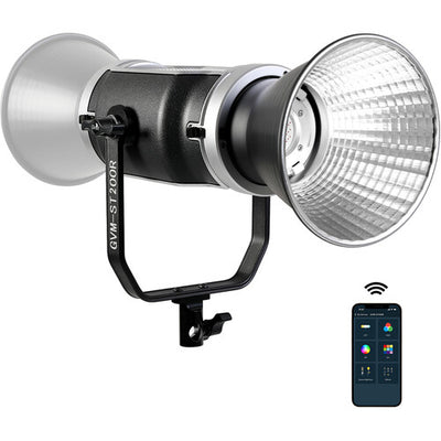 GVM ST200R LED RGB and Bi-Color Double-Headed Video Light (200W)