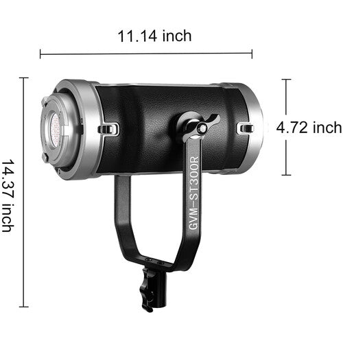 GVM ST300R LED RGB and Bi-Color Double-Headed Video Light (300W)