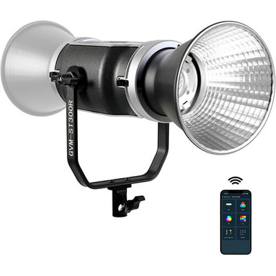 GVM ST300R LED RGB and Bi-Color Double-Headed Video Light (300W)