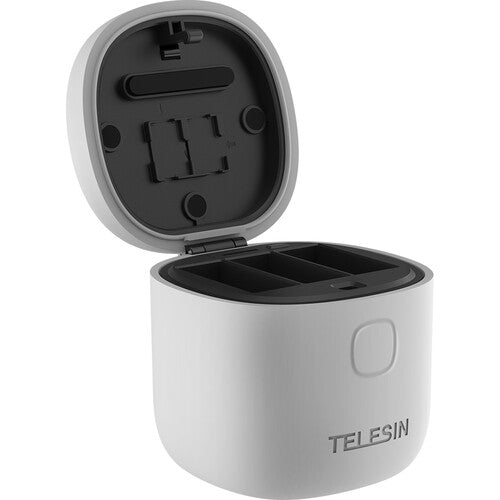 TELESIN GP-BTR-905-GY-B ALL IN BOX FOR GOPRO HERO 10/9 CAMERA CHARGER WITH 2 BATTERIES