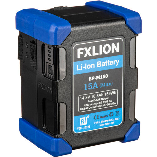 Fxlion BP-M160 High Power Square Battery - 14.8V / 159Wh V-Mount Battery