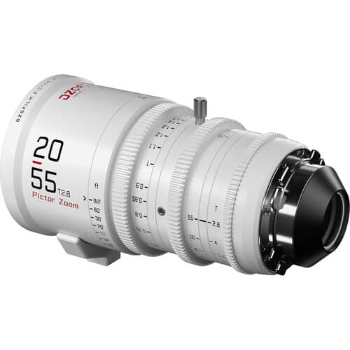 DZOFilm Pictor 20-55mm and 50-125mm T2.8 Super35 Zoom Lens Bundle (PL and EF Mount, White)