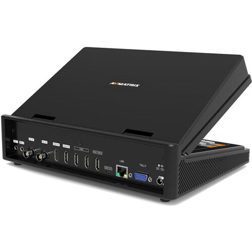AVMATRIX PVS0403U 4-CHANNEL SDI &amp; HDMI VIDEO SWITCHER WITH 10.1" MONITOR