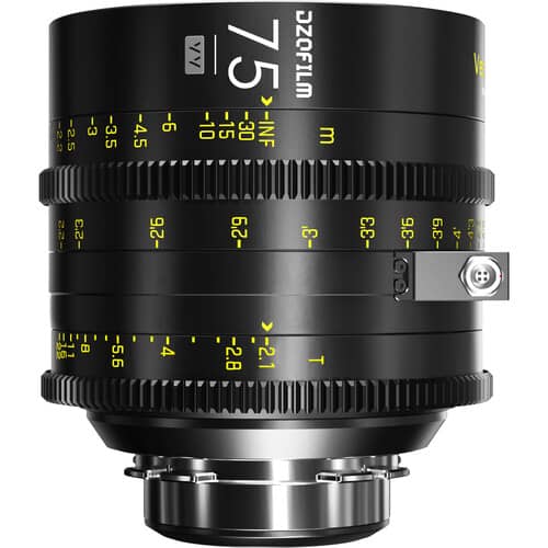 DZOFilm VESPID Cyber Full Frame 75mm T2.1 Prime Lens (PL and EF Mounts)