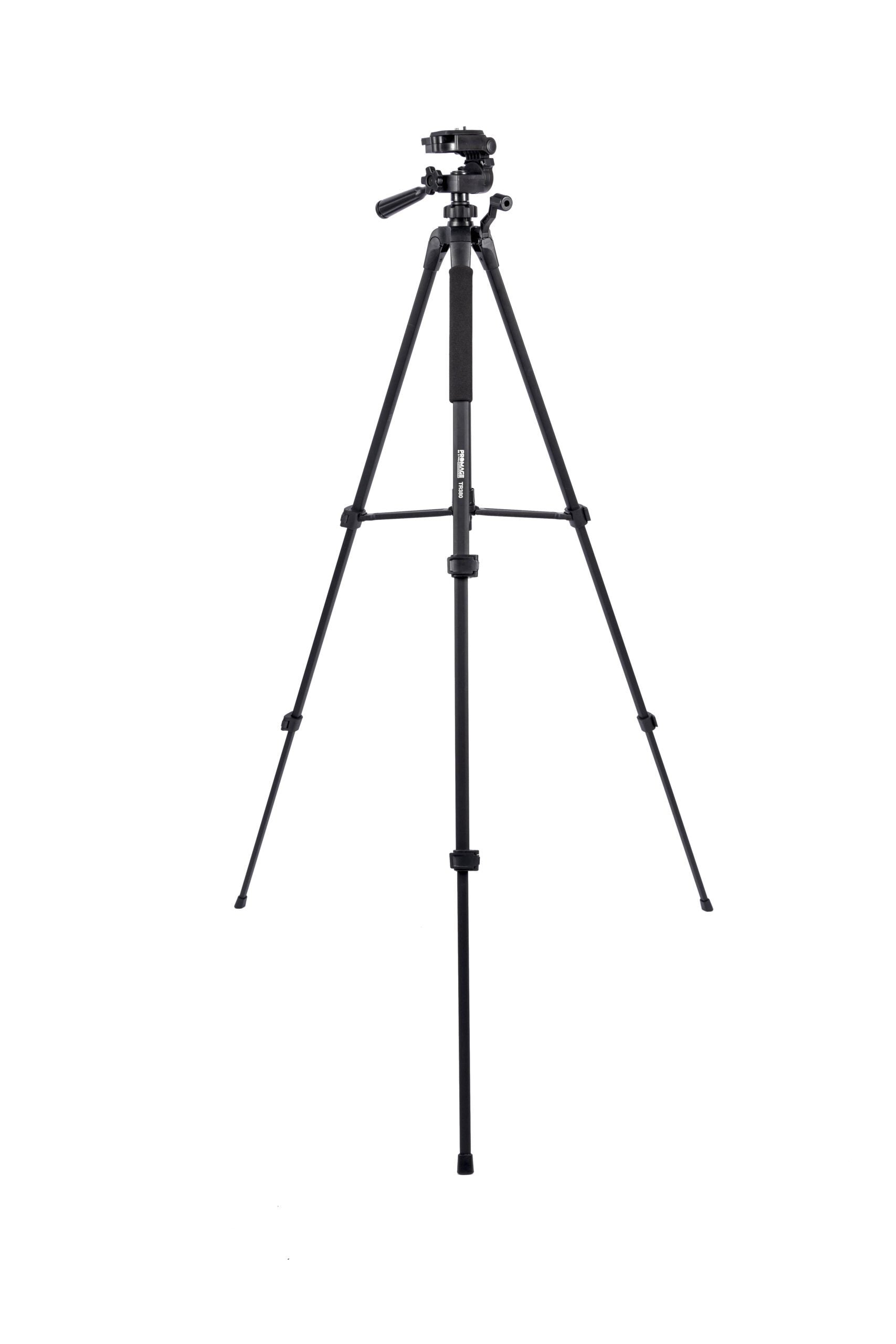 PROMAGE Aluminum Camera Tripod with 3-Way Swivel Pan Head (TR380)