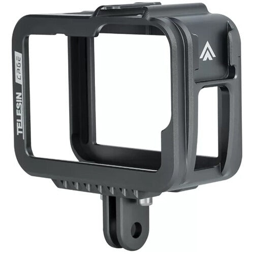 TELESIN GP-FMS-901 CNC ALUMINIUM ALLOY HOUSING CAGE FOR GOPRO HERO 9 BLACK