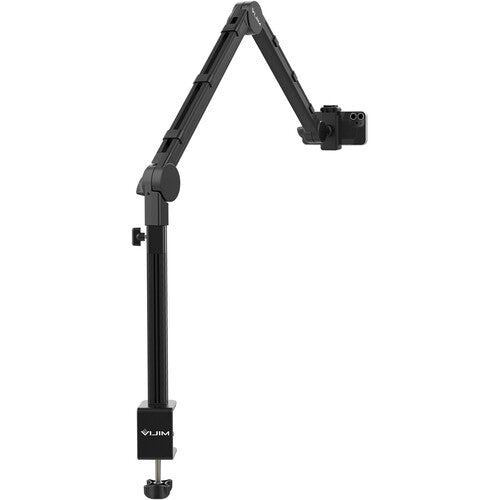 ULANZI VIJIM LS24 Multifunction Desktop Boom Arm for Microphone, Camera, Phone, GoPro, and Light
