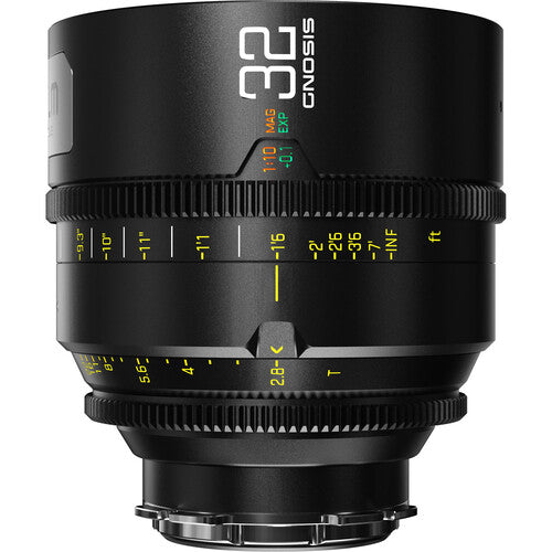 DZOFilm 32mm T2.8 Gnosis Macro Prime Lens (LPL with PL and EF Mounts, Feet)