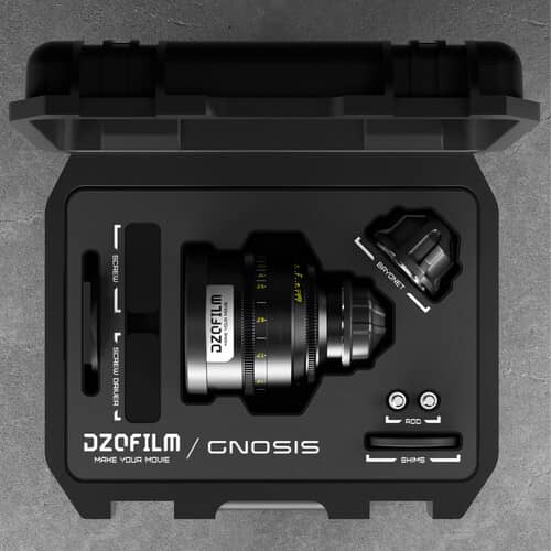 DZOFilm 65mm T2.8 Gnosis Macro Prime Lens (LPL with PL and EF Mounts, Feet)