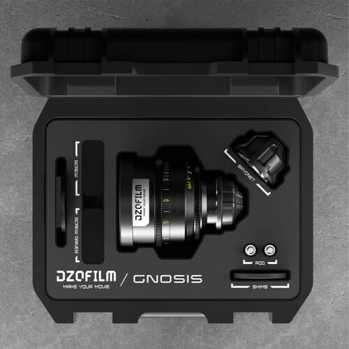DZOFilm 90mm T2.8 Gnosis Macro Prime Lens (LPL with PL and EF Mounts, Feet)