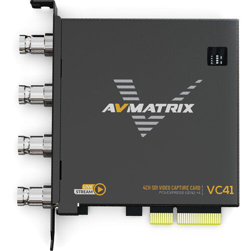 AVMATRIX VC41 1080P 3G-SDI PCIE 4-CHANNEL CAPTURE CARD