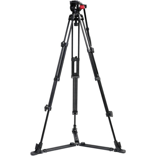 GVM 7017D Aluminum Video Tripod with Fluid Head System