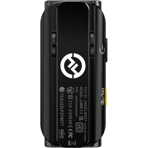 Hollyland LARK C1 DUO 2-Person Wireless Microphone System with Lightning Connector for iOS Devices (Black, 2.4 GHz)