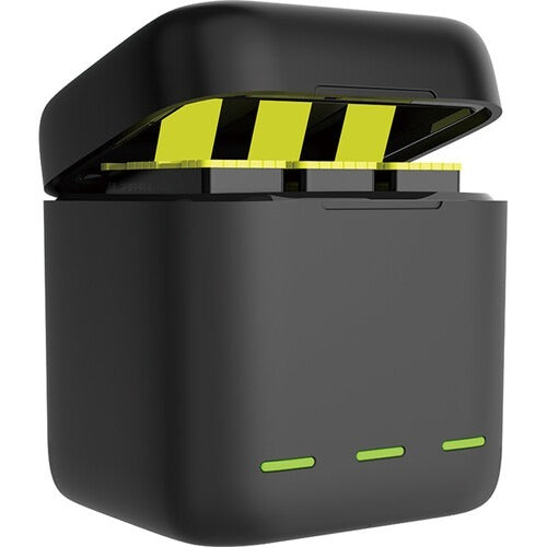 TELESIN 3 SLOTS LED STORAGE CHARGER BOX WITH EXTENDED BATTERY FOR GOPRO 9/10/11 WITH 3 BATTERIES GP-BNC-902B
