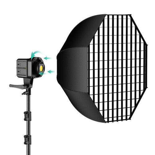 GVM Bi-Color LED Studio Video Spotlight SD80D with Softbox
