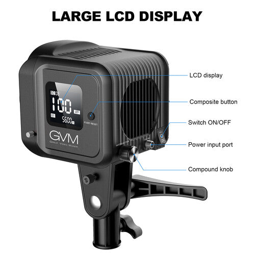 GVM SD80S Daylight LED Monolight