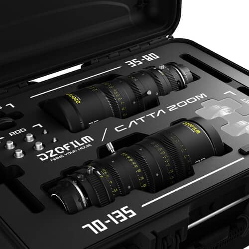 DZOFilm Catta 35-80mm and 70-135mm T2.9 E-Mount Cine Zoom 2-Lens Bundle (Black)
