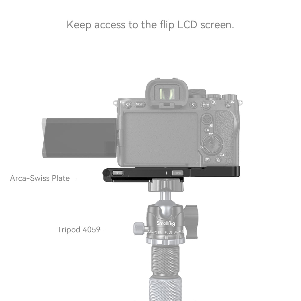 SmallRig Foldable L-Shape Mount Plate for Sony Alpha 7R V / Alpha 7 IV / Alpha 7S III 3984