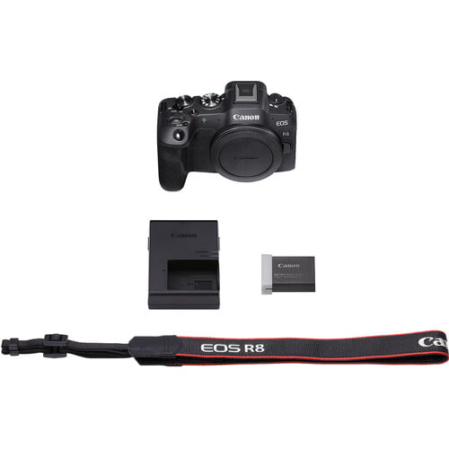 Canon EOS R8 Mirrorless Camera with RF 24-50mm f/4.5-6.3 IS STM Lens
