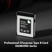 Lexar 512GB Professional CFexpress™ Type-B card DIAMOND Series