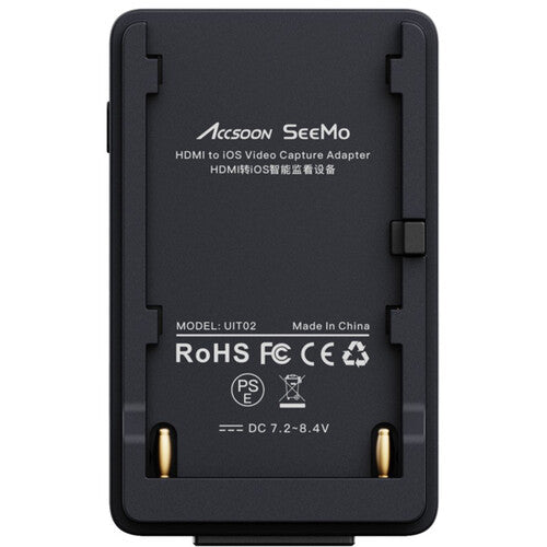 ACCSOON UIT02 SEEMO HDMI TO IOS VIDEO CAPTURE ADAPTER (BLACK)