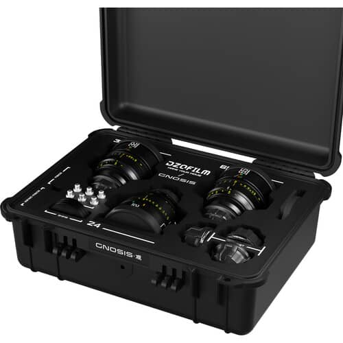 DZOFilm 24, 32, 65mm T2.8 Gnosis Macro Prime 3-Lens Kit (LPL with PL and EF Mounts, Feet)