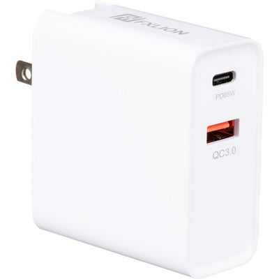 Fxlion FX-PD65 65W USB-A &amp; USB-C Wall Charger