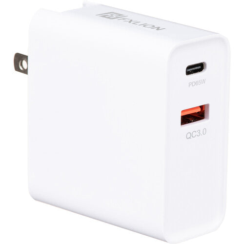Fxlion FX-PD65 65W USB-A &amp; USB-C Wall Charger