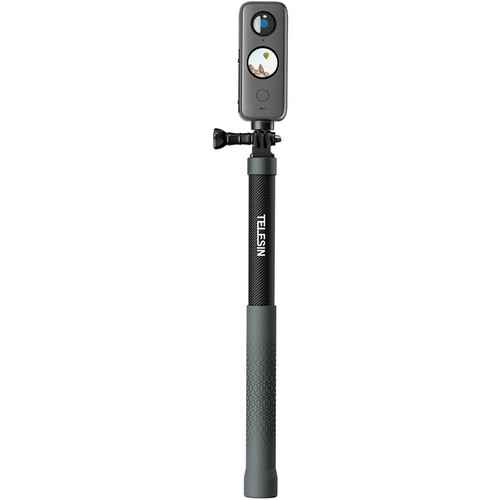 TELESIN 3.9' Carbon Fiber Selfie Stick for Action Cameras