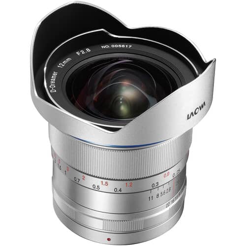 Venus Optics Laowa 12mm f/2.8 Zero-D Lens for Nikon F (Silver)
