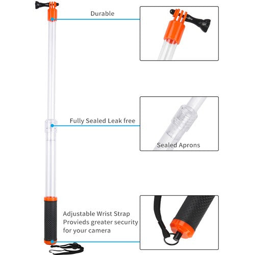 TELESIN WATERPROOF SELFIE MONOPOD GP-MNP-T01