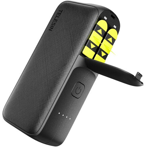 TELESIN TLS-GP-PB-001 PORTABLE POWER BANK FOR GOPRO HERO 11/10/9/8/7/6/5 BATTERIES