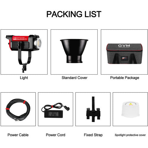 GVM Pro SD300B Bi-Color LED Monolight (300W)