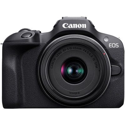 Canon EOS R50 Mirrorless Camera with 18-45mm Lens (Black)