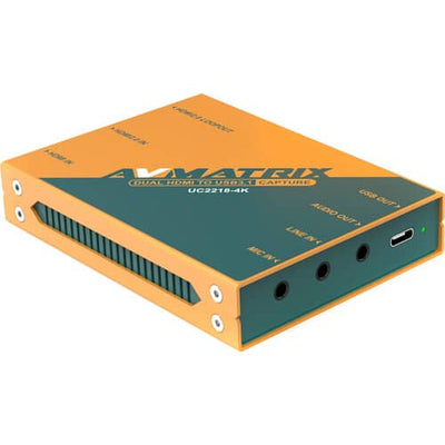 AVMATRIX UC2218 4K Dual HDMI to USB-C 3.1 Video Capture Device